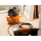 6 Gal. Portable Electric Pancake Air Compressor w/ 18GA Brad Nailer, 16GA Straight Finish Nailer, & 18GA Finish Stapler R69603FK - image 3