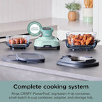 Ninja Crispi 4-in-1 Portable Glass Air Fryer Cooking System, 1500W, 4QT & 6-Cup TempWare Glass Containers with Storage Lids, Microwave, Freezer & Dishwasher Safe - image 55