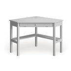 SEI Furniture Crescent Corner Desk in White Birch - image 2