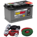 Everstart Platinum AGM Automotive Battery, Group Size H7 / LN4 / 94R 12 Volt, 850 CCA with Top Post Epoxy Battery - image 1
