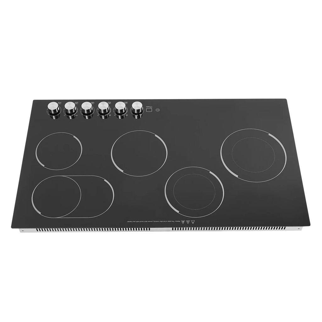 110V Modern Black Electric Cooktop Electric Stovetop 5 Burners Electric Cooktop for Homes, Restaurants - image 13