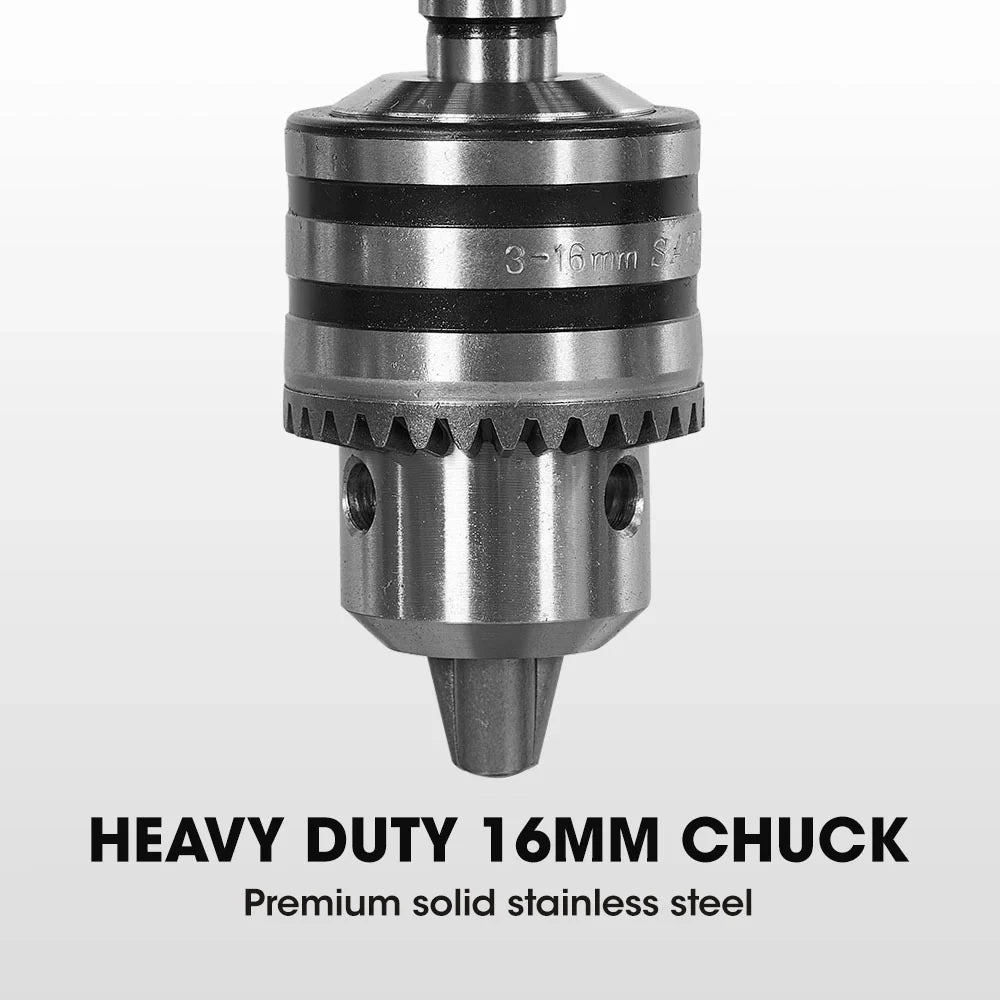 Baumr-AG 600W 12" Pedestal Floor Drill Press, 16 Speeds, 16mm Chuck (DP19) - image 4