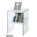 SoHo Glass End Table with Shelf by Convenience Concepts - image 18