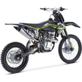 MotoTec X5 250cc 4-Stroke Gas Dirt Bike Black - image 1