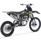 MotoTec X5 250cc 4-Stroke Gas Dirt Bike Black - image 1