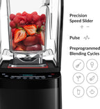 Blendtec Professional 800 - Blender with WildSide+ Jar (90 oz) for Smoothies & Frozen Drinks - Quietest Professional-Grade Power - 11-Speed Touch Slider - Easy to Clean - Black - image 5