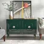 angelo:HOME Jaslene Glossy Glam Media Buffet Cabinet - image 3