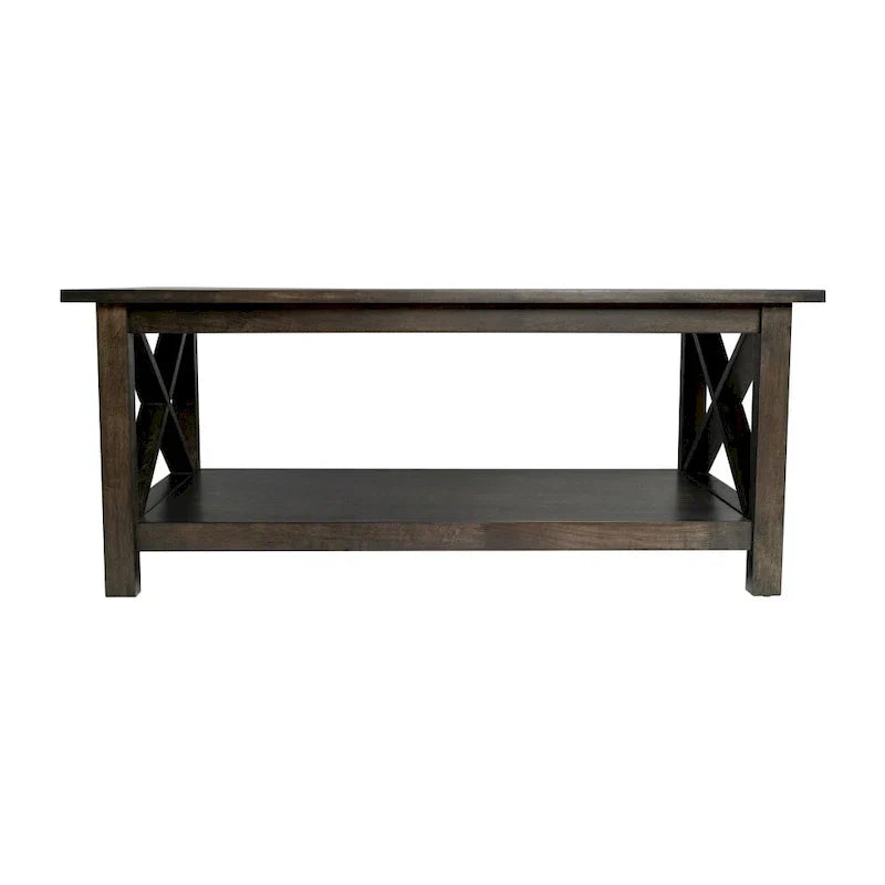 Classic Solid Wood Farmhouse Coffee Table - image 12