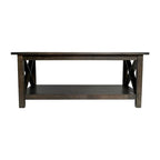 Classic Solid Wood Farmhouse Coffee Table - image 12