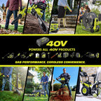 Ryobi 40V HP Brushless 21-in Self-Propelled AWD Lawn Mower – Whisper Series – Includes (2) 6.0Ah Batteries and Charger - image 8