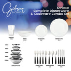 Gibson Home 71-Piece Stainless Steel Silver Cookware Combo Set - image 12
