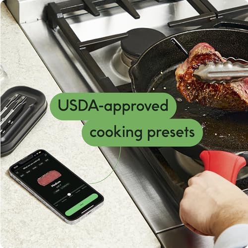 CHEF iQ Sense Smart Wireless Meat Thermometer with 3 Ultra Thin Probes, Unlimited Range Bluetooth Meat Thermometer, Digital Food Thermometer - image 9