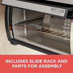Spacemaker Under-Counter Toaster Oven, Black/Stainless Steel, TROS1000D - image 4