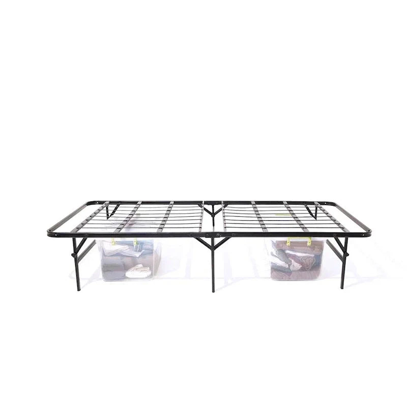 Brookside Foldable Full-Size Platform Bed Frame with Integrated Box Spring - image 2