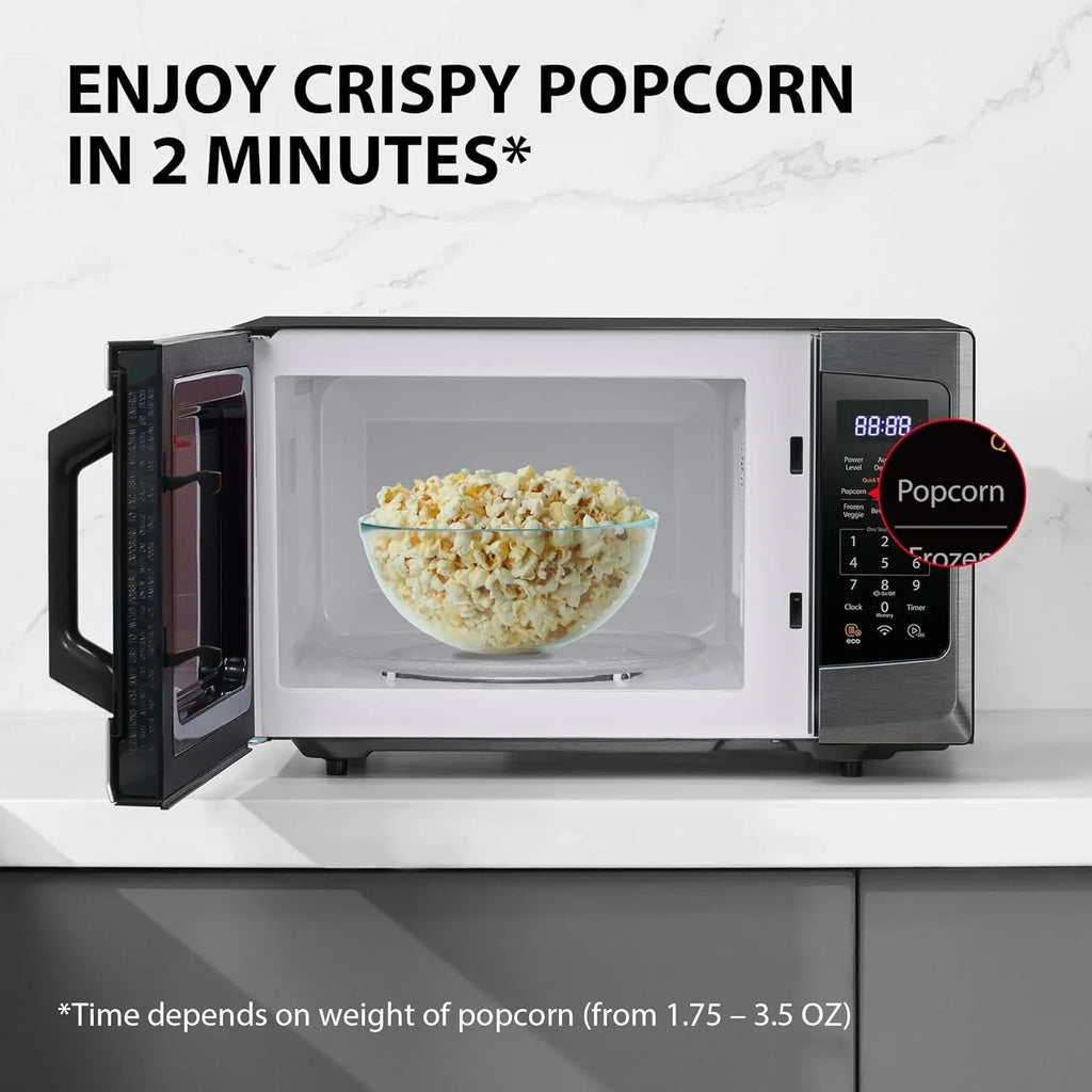 TOSHIBA 4-in-1 ML-EC42P(SS) Countertop Microwave Oven, Smart Sensor, Convection, Air Fryer Combo, Mute Function, Position Memory 13.6" Turntable, 1.5 Cu Ft, 1000W, Silver - image 10