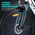 Vivi Electric Bike 26" City Commuter Electric Bike 48V 500W Step - Through Electric Bike 19.8MPH Electric Cruiser - image 37