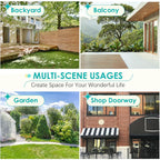 AECOJOY Retractable Awning, 40"x80" Manual Outdoor Awnings for Door Entrance, Sun Shade Canopy - image 7