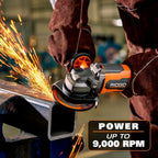 18V Brushless Cordless 4-1/2 in. Paddle Angle Grinder with (2) 4.0 Ah Batteries, Charger, and Bag -AC93044SBN - image 5