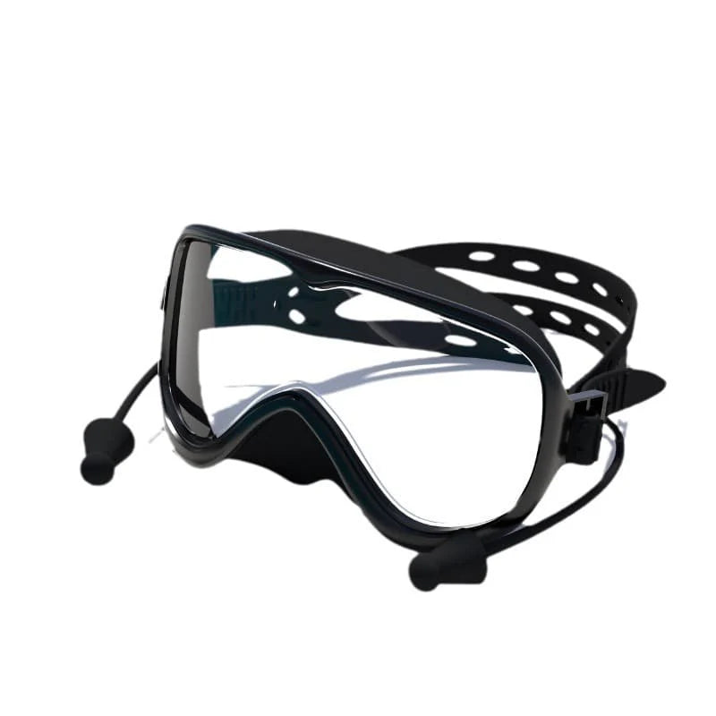 Silicone  Large-Frame Goggle - HD Anti-Fog For Men & Women - image 1