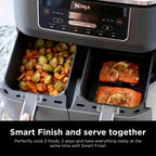 Ninja Foodi 10QT 6-in-1 DualZone Smart XL Air Fryer, 2 Independent 5QT Baskets, Smart Cook Thermometer, Match Cook, Smart Finish, Air Fry, Roast, Bake, Dehydrate, Reheat, Grey, DZ550 - image 41