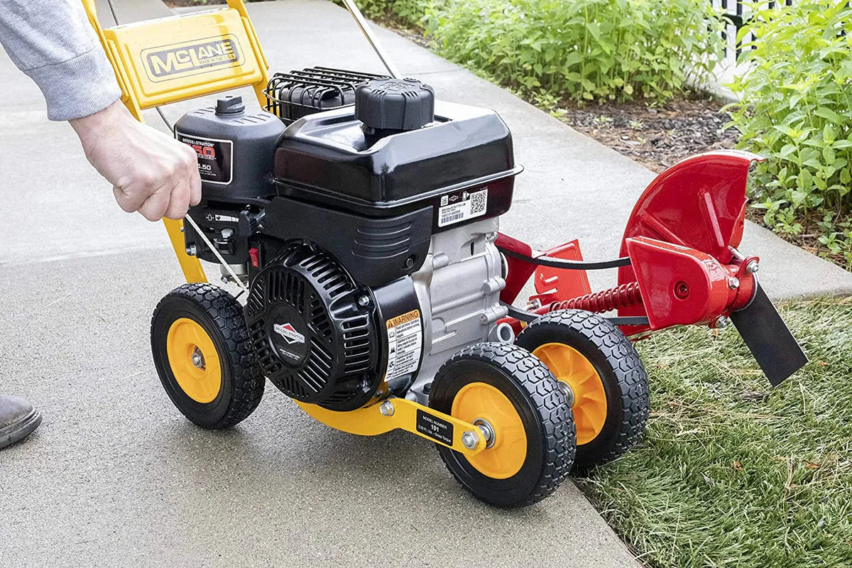 101-5.5GT-7Gas Powered Lawn Edger, 5.50 Gross Torque/3.5 HP B&S Engine 7  Wheels - image 6