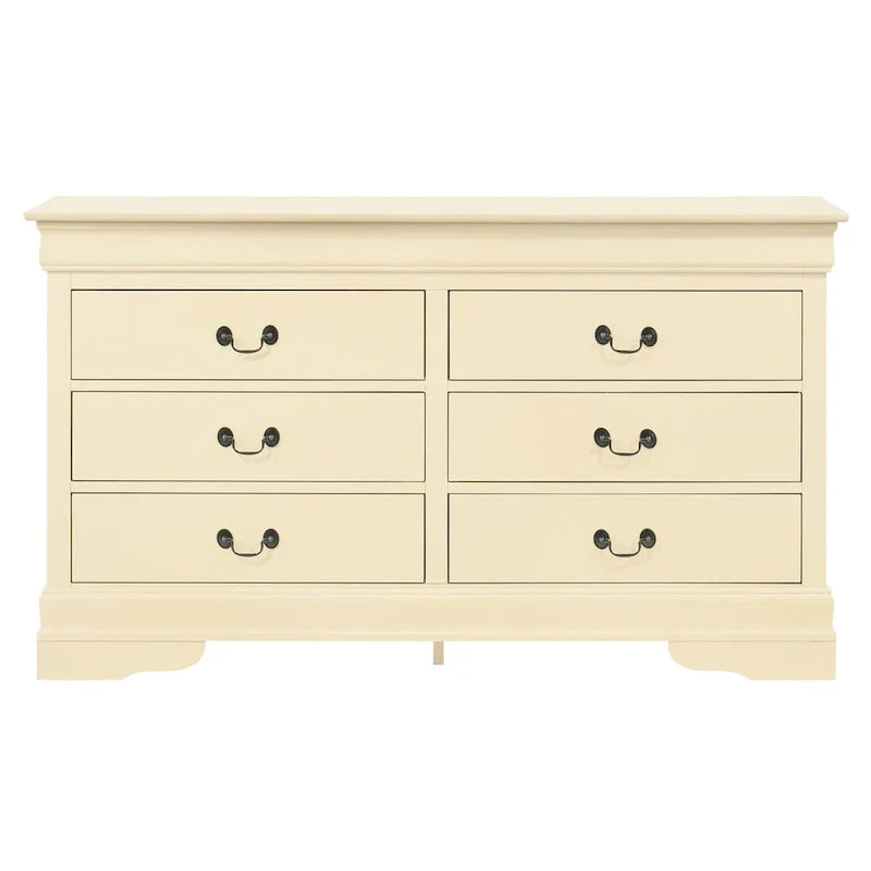 Louis Philippe 6-Drawer Dresser for Bedroom - image 6