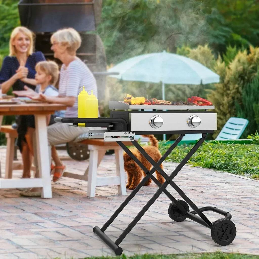 22"/17" Grill - Heavy-Duty Foldable Cart - image 3