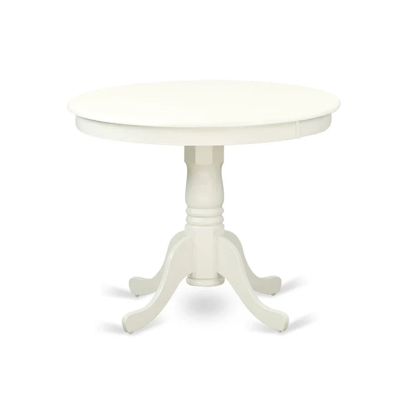 East West Furniture Antique Round Dining Table - 36x36 Inch Kitchen Table with Pedestal Base (Multiple Finish Options) - image 10