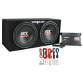 MTX 12" 1200W Dual Loaded Car Subwoofer Audio, Sub Box, Amplifier & Amp Kit - image 1