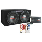 MTX 12" 1200W Dual Loaded Car Subwoofer Audio, Sub Box, Amplifier & Amp Kit - image 1