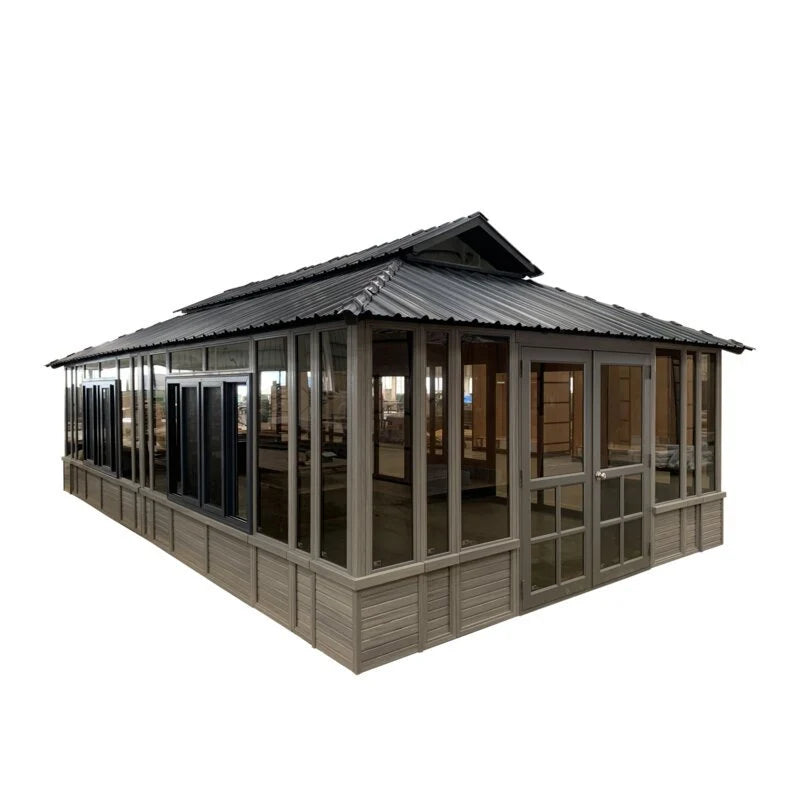 28 Ft. W x 15.5 FT. D Solid Wood Patio Gazebo - image 6