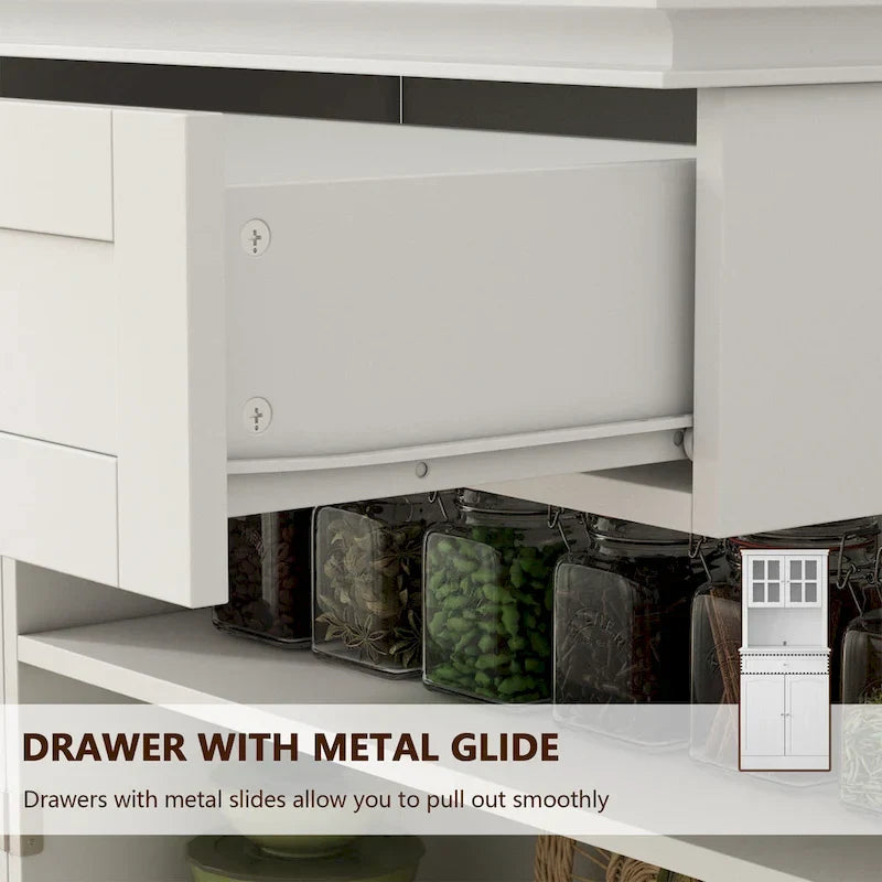 Spacious Kitchen Cabinet with Microwave Space - 30W x 69.3H - image 8
