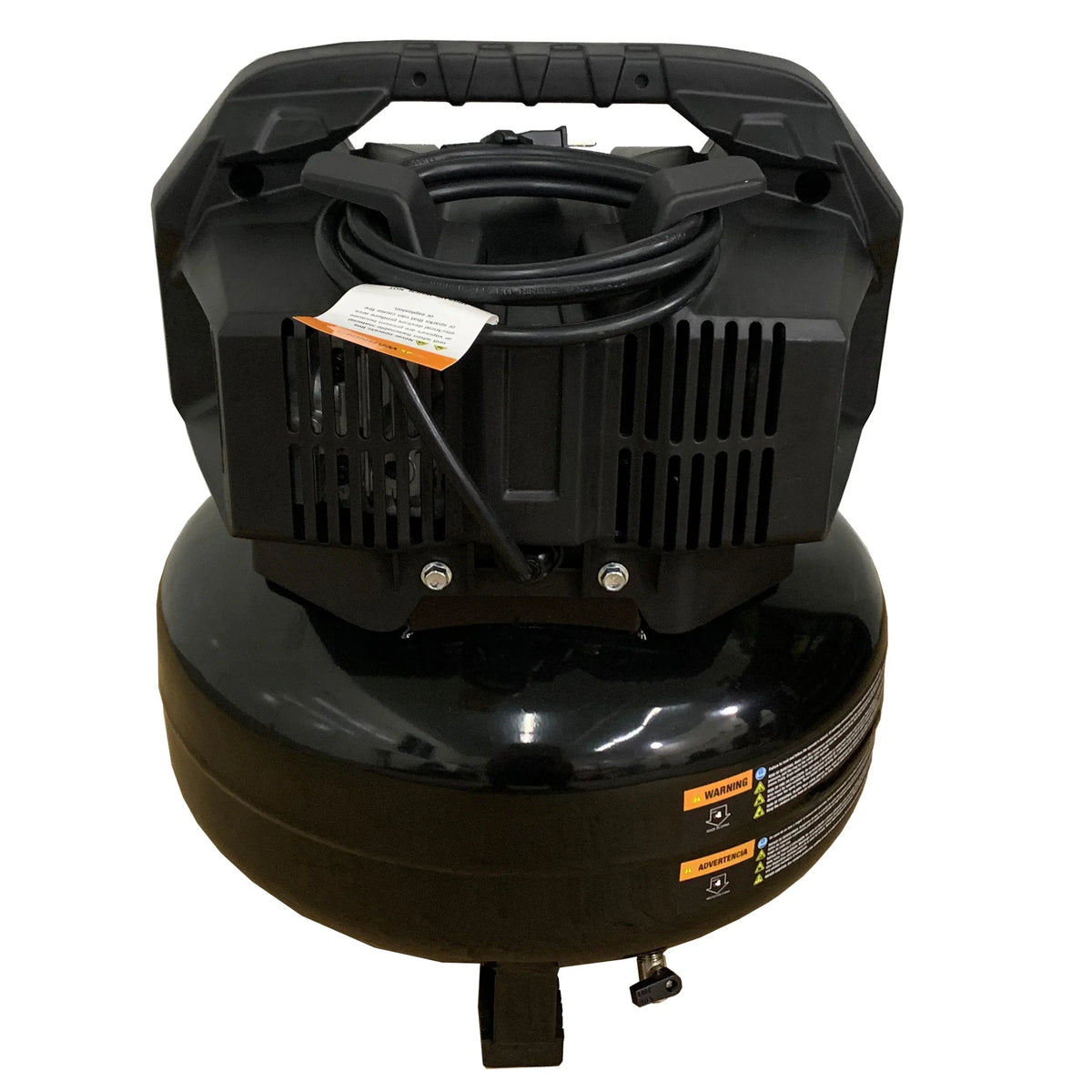 Hyper Tough Black 150 PSI Oil-Free Pancake Air Compressor 6 gal - image 3