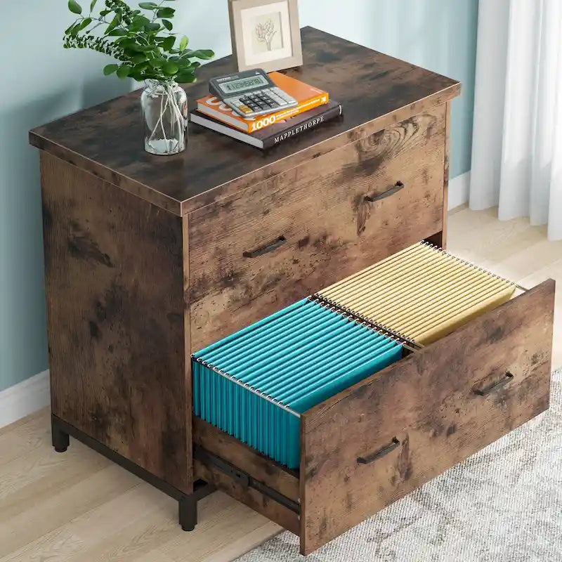 2-Drawer Lateral File Cabinet for Office Organization - image 2