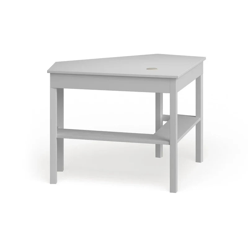 SEI Furniture Crescent Corner Desk in White Birch - image 5