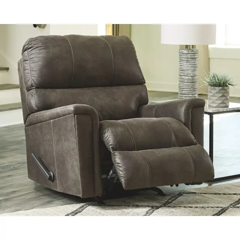 Signature Design by Ashley Navi Brown Reclining Rocker - image 2