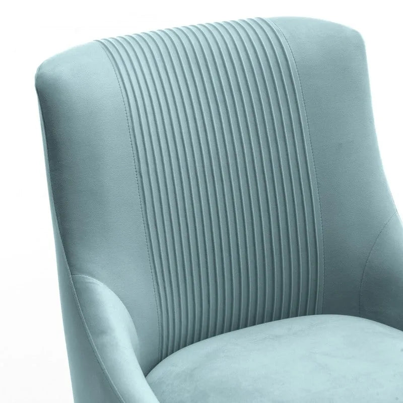 SEYNAR Set of 6 Modern Glam Boucle Velvet Dining or Vanity Chairs with Rear Handle - image 18