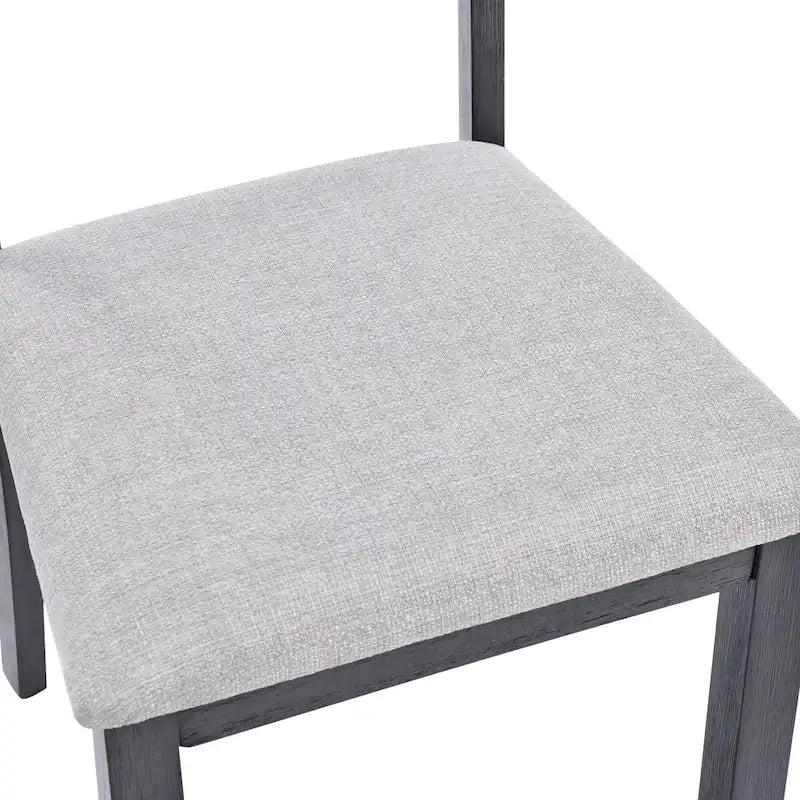Set of 4 Slat Back Wooden Dining Chairs - image 9