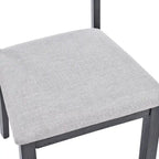Set of 4 Slat Back Wooden Dining Chairs - image 9