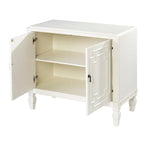 SEI Furniture Taborley Antique White Double-Door Accent Cabinet" can be rewritten as:"SEI Furniture Taborley Antique White Double-Door Accent Storage Cabinet - image 7