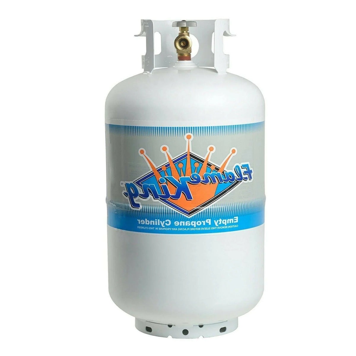 30 . Empty Propane Cylinder with Overfill Protection Device Valve - image 1