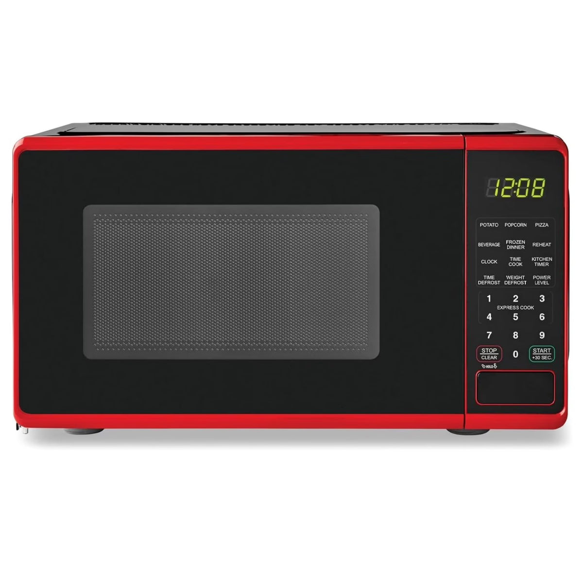 0.7 cu. ft. Countertop Microwave Oven, 700 Watts (Color : Red) - image 1