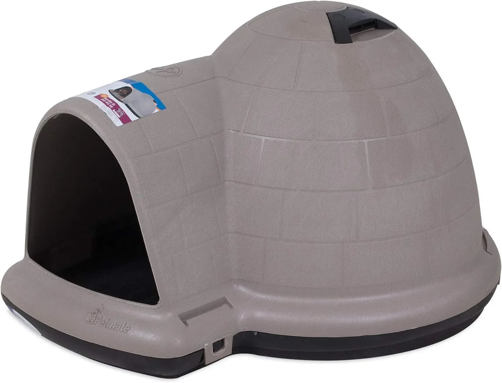 Petmate Indigo Dog House (Igloo Dog House. Made in USA with 90% Recycled Materials. All-Weather Protection Pet - image 16