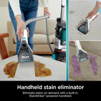 Shark CarpetXpert EX201 Carpet Cleaner, Cyan – Deep Cleaning with StainStriker, Perfect for Pets, Includes Spot & Stain Remover Tools - image 5