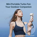 Portable Handheld Fan,Speed(1-100) Adjustable Turbo Mini Fan,5000mAh Battery Rechargeable Personal Fan with Metal Body,Digital Display,Gifts for Women Men Travel/Camping/Outdoor-Grey - image 26