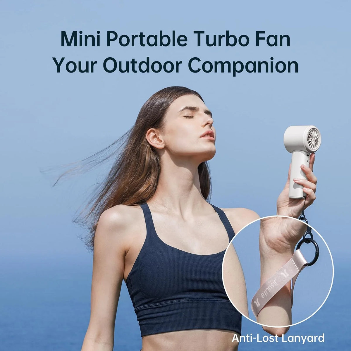 Portable Handheld Fan,Speed(1-100) Adjustable Turbo Mini Fan,5000mAh Battery Rechargeable Personal Fan with Metal Body,Digital Display,Gifts for Women Men Travel/Camping/Outdoor-Grey - image 26