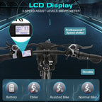 Vivi Electric Bike 26" City Commuter Electric Bike 48V 500W Step - Through Electric Bike 19.8MPH Electric Cruiser - image 7
