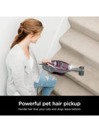 Shark Rocket Deluxe Pro Corded Stick Vacuum, Lightweight, XL Dust Cup, LED Headlights, Pet Hair Tools, Bordeaux/Silver - image 4