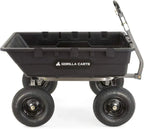 Heavy Duty Poly Utility Dump Wagon Garden Cart w/Pneumatic Tires, 6 Cu Ft - 1200 lb Capacity Outdoor Wheelbarrow for Yard, Landscaping & Gardening, Lawn Tractor or ATV Towable-Gorilla Carts - image 49
