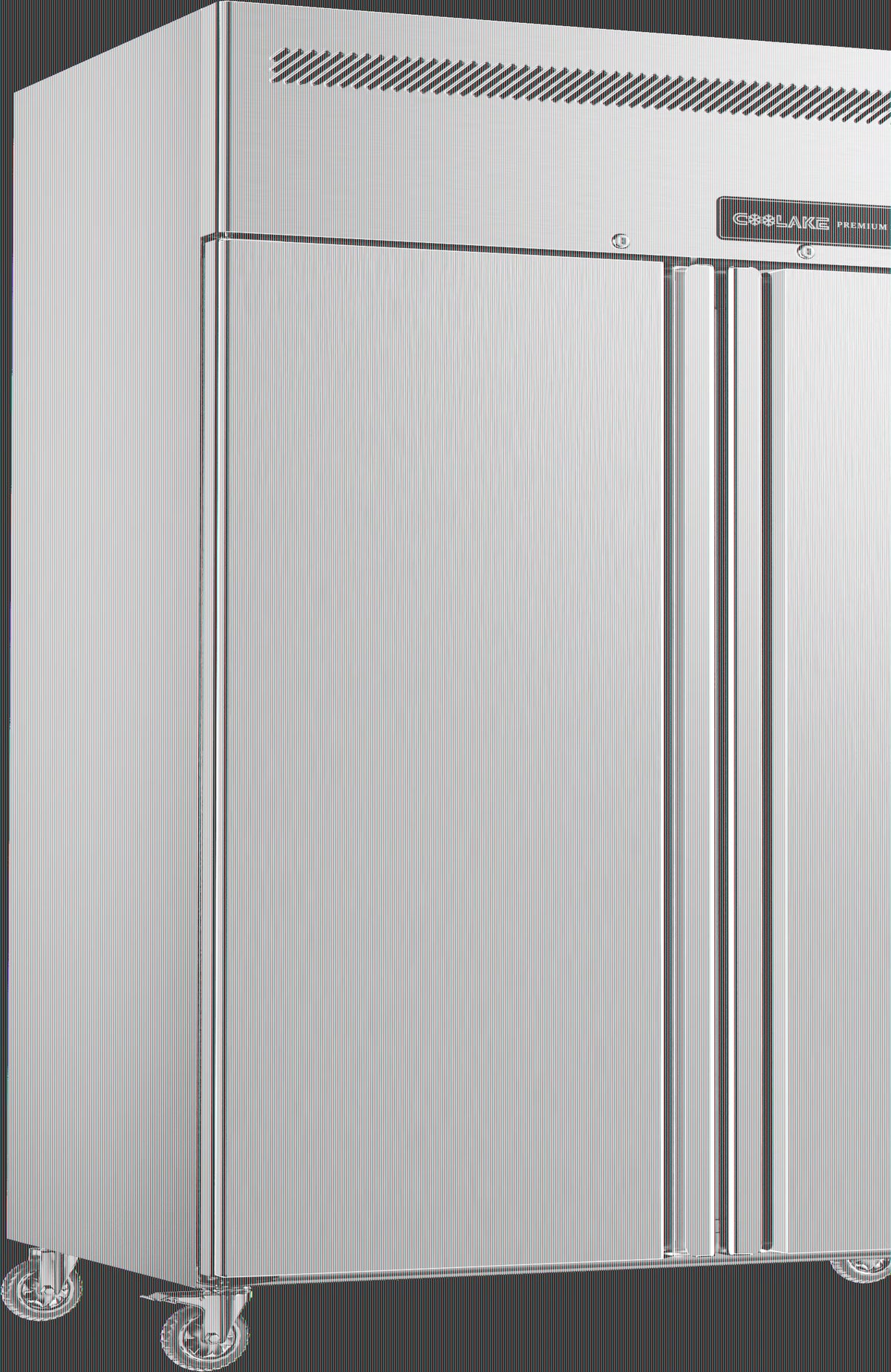 Coolake Commercial Refrigerator and Freezer Combo, 48" W Dual Temperature Zones, 36 Cu.ft 2 Door - image 1